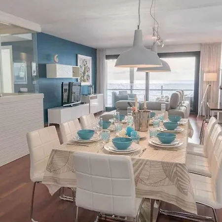 Lujoso A 1a Linea Del Mar Appartement