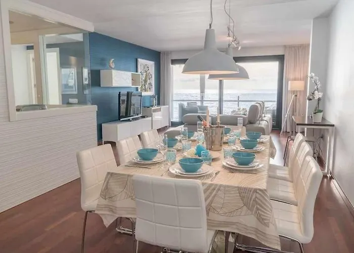 Lujoso A 1a Linea Del Mar Apartmán