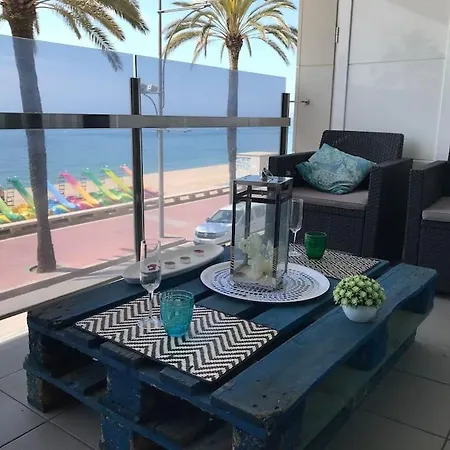 Lujoso A 1a Linea Del Mar Apartment